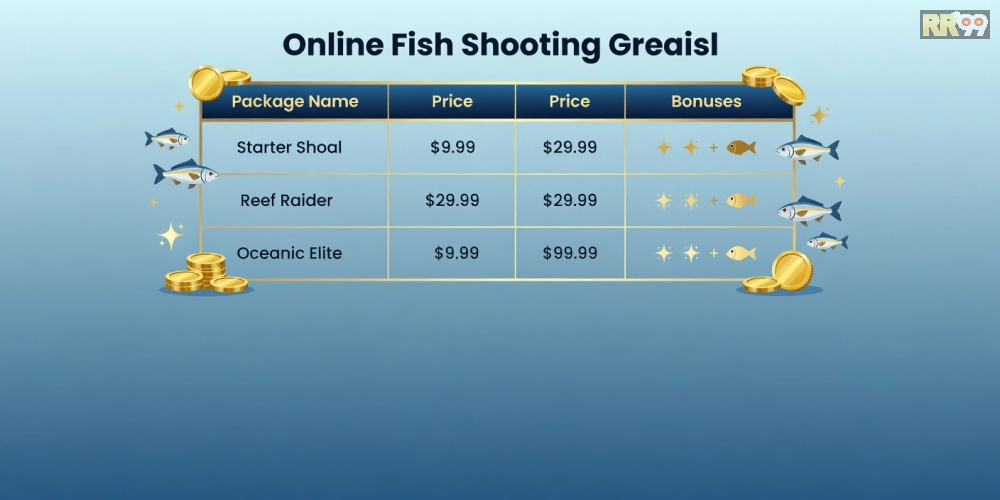 Bảng giá chi tiết các gói nạp tiền cho game bắn cá rr99 năm 2025