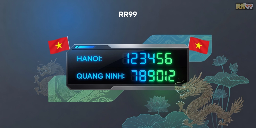 Hình minh họa khái niệm xổ số miền Bắc cập nhật realtime trên nền tảng rr99