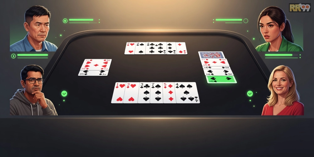 Giao diện chơi Phỏm hấp dẫn trên nền tảng rr99 năm 2025